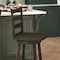 Flash Furniture Liesel Wooden Classic Ladderback Swivel Counter Height Barstool w/Solid Wood Seat, Gray Wash Walnut ES-UN-31WS-24-GY-GG - alternate 5
